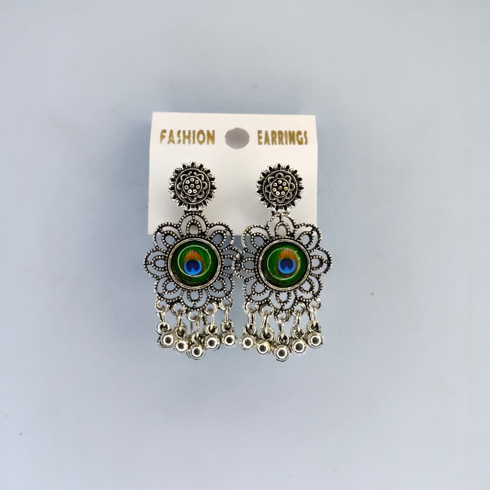 Peacock Jhumka